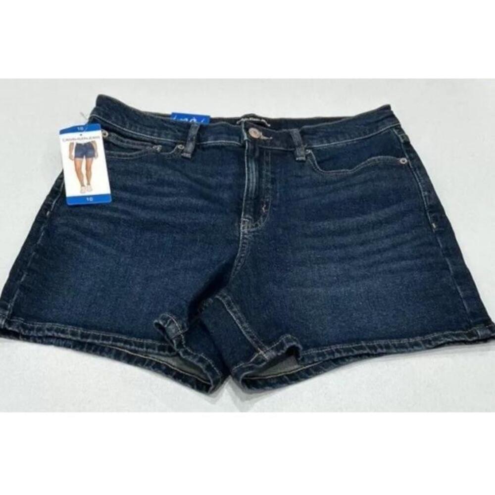 Calvin Klein Jeans Women's 5 Pockets Shorts, Dark Blue, Size 10 N9 AI2